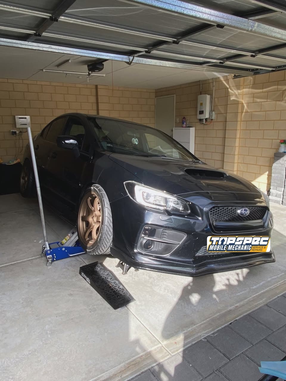 Subaru WRX wheel and brake work